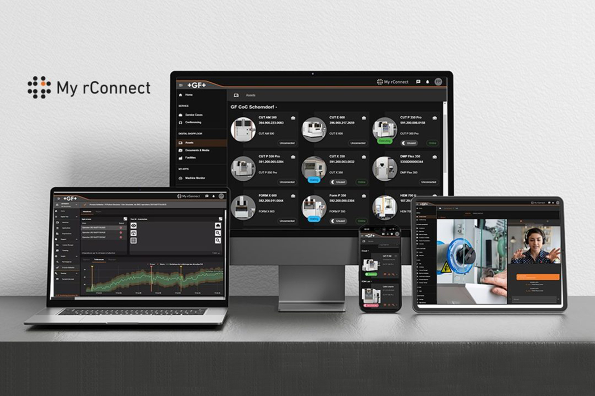 GF Machining Solutions Expands Customer Digital Assistance with New My rConnect Platform